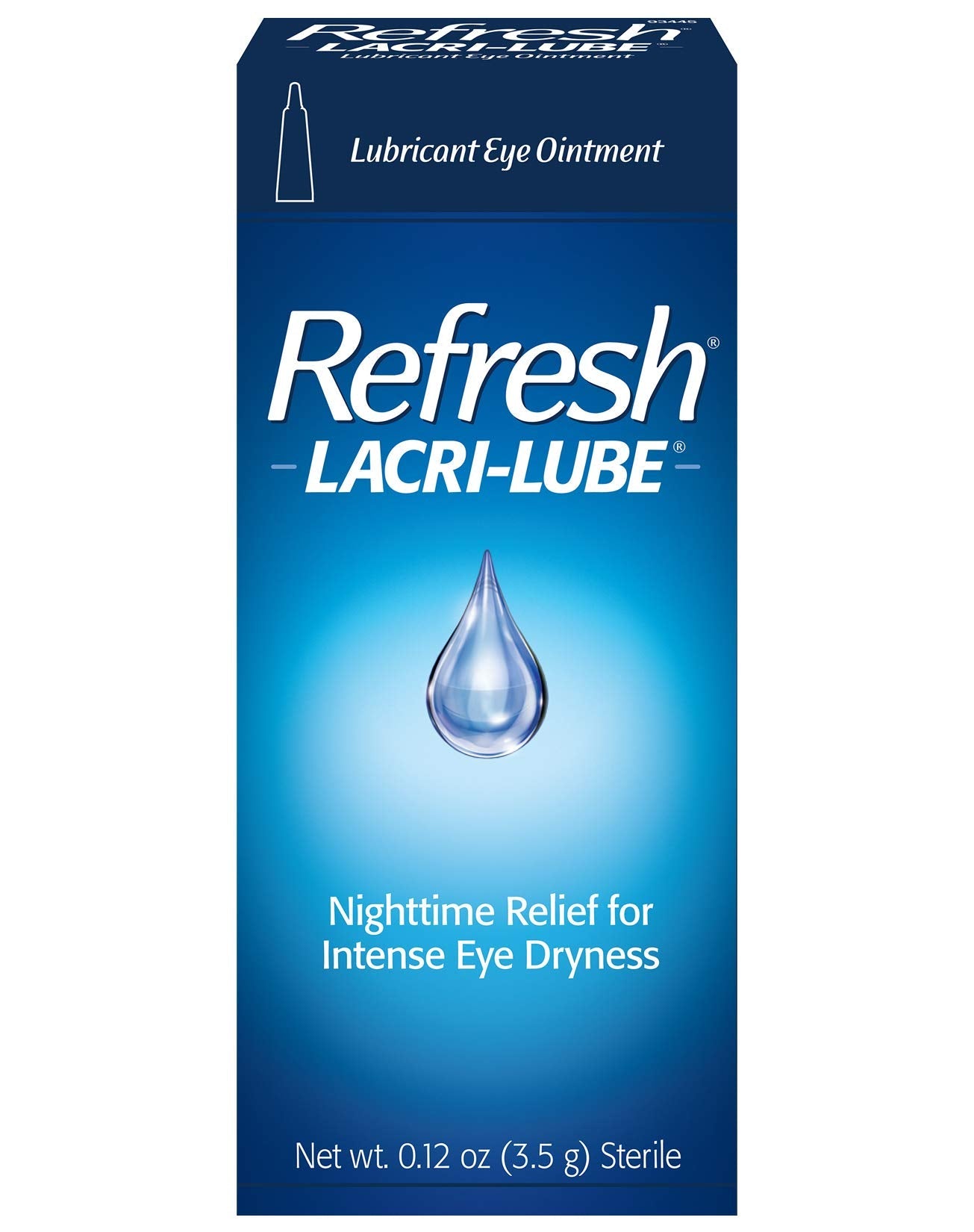 Refresh Lacri-Lube Lubricant Eye Ointment 0.12 oz – 2 Pack