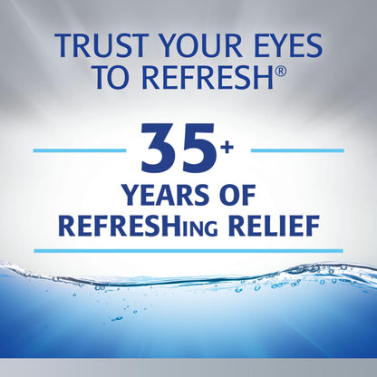 Refresh Optive Advanced Preservative-Free Lubricant Eye Drops – 30 Single-Use Vials