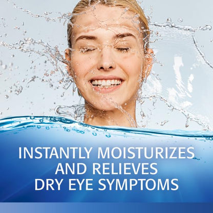 Refresh Optive Lubricant Eye Drops – Preservative-Free, 60-Count Single-Use Vials