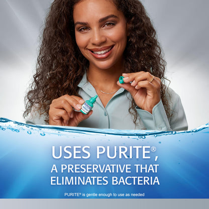 Refresh Optive Advanced Lubricant Eye Drops for Dry Eyes – 2 Count, 0.33 fl oz