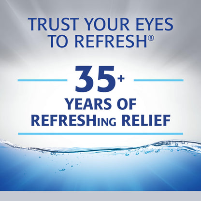 Refresh Optive Advanced Lubricant Eye Drops for Dry Eyes – 2 Count, 0.33 fl oz