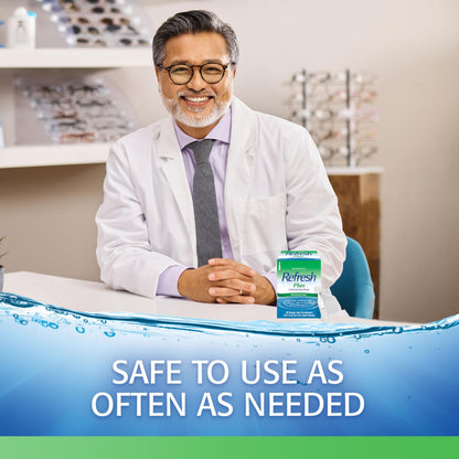 Refresh Plus Preservative-Free Eye Drops — 30 Count, Single-Use Vials