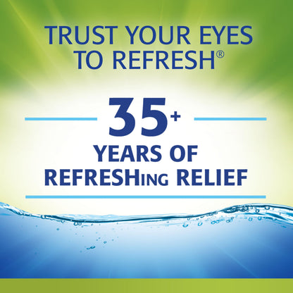 Refresh Relieva PF Lubricant Eye Drops – Preservative-Free, 30-Count Single-Use Vials
