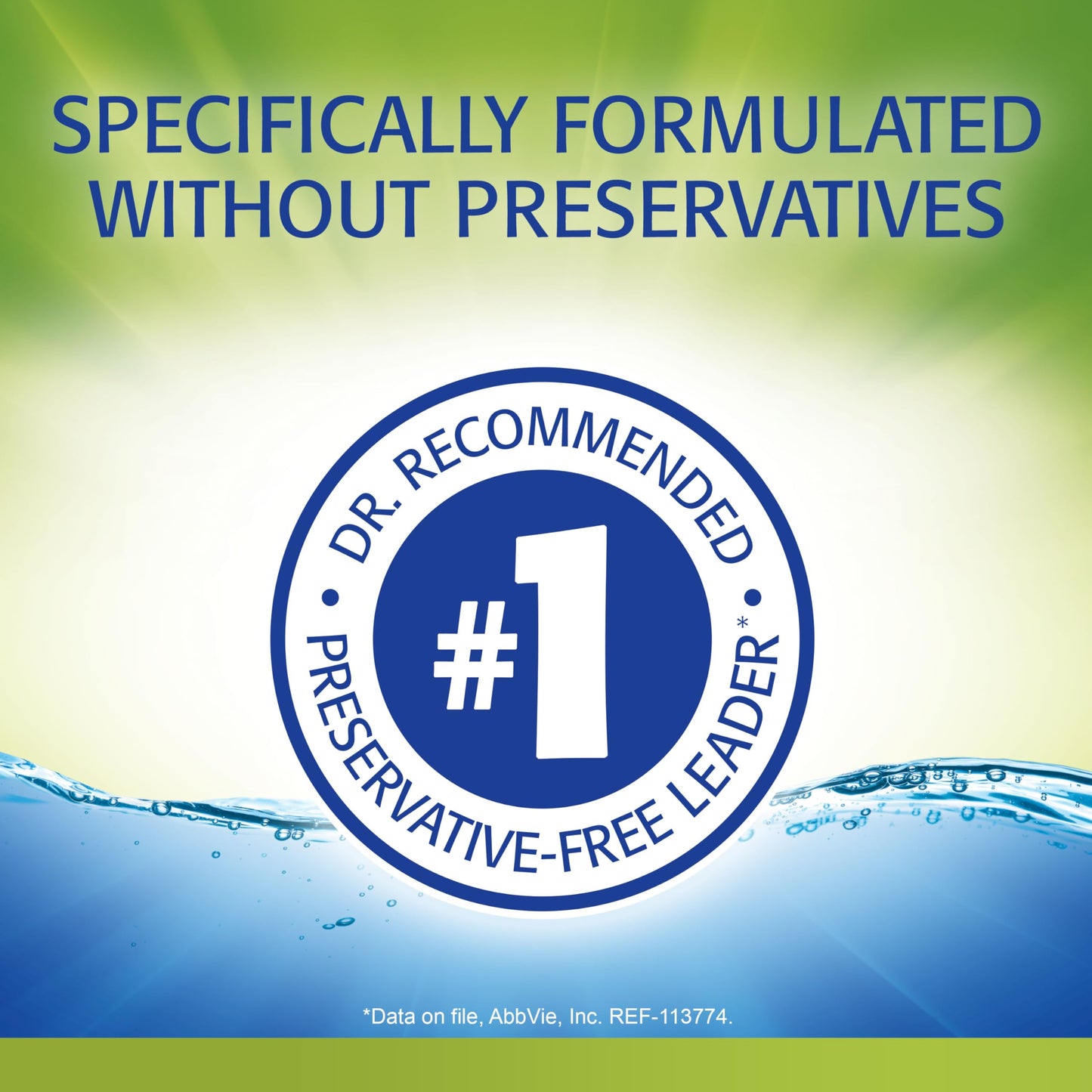Refresh Relieva PF Lubricant Eye Drops – Preservative-Free, 30-Count Single-Use Vials