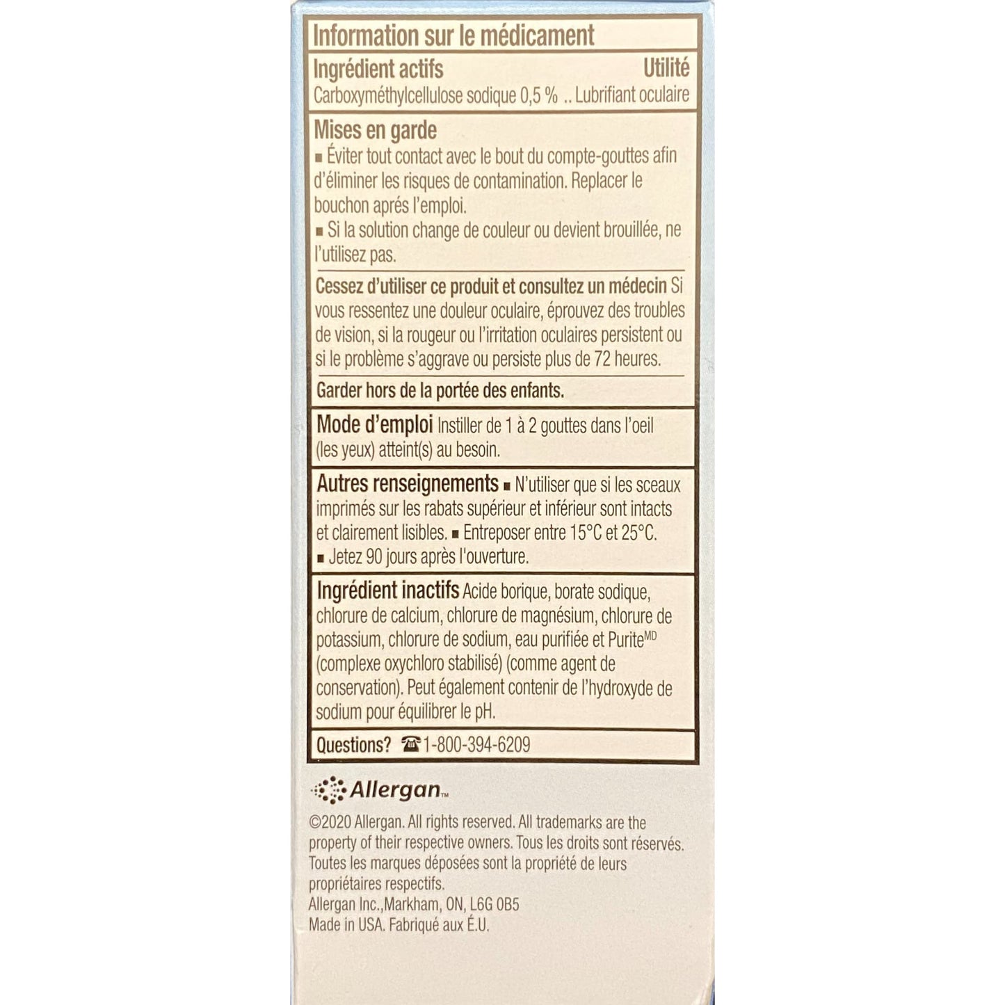Refresh Tears Lubricant Eye Drops – 4x15 ml + 1x5 ml | Gentle Eye Moisture & Comfort
