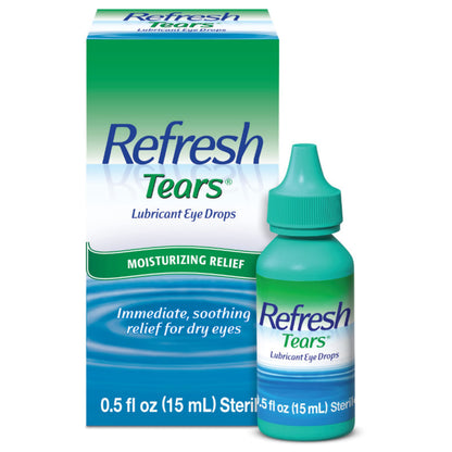 Refresh Tears Eye Drops – Original-Strength Lubricant for Dry Eyes (0.5 Fl Oz)