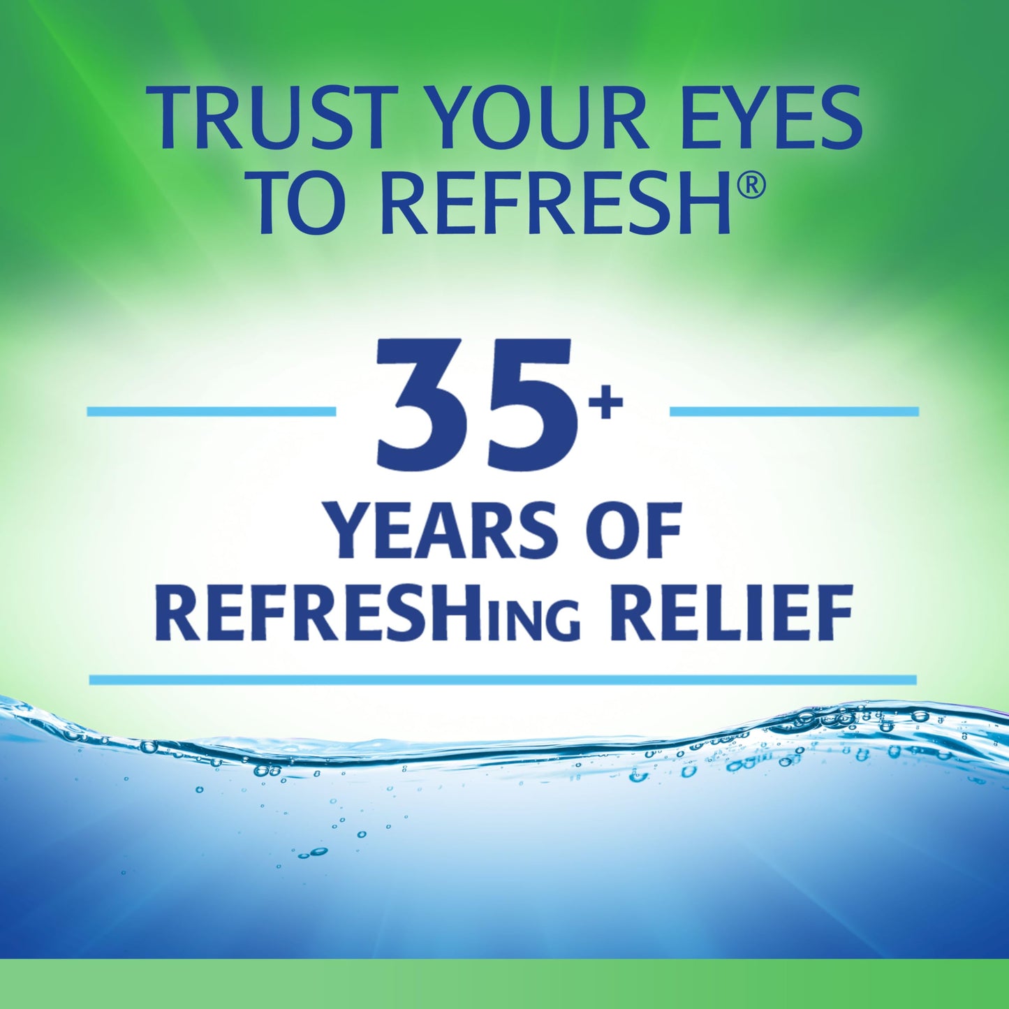 Refresh Tears Lubricant Eye Drops — 2 Bottles, 0.5 fl oz