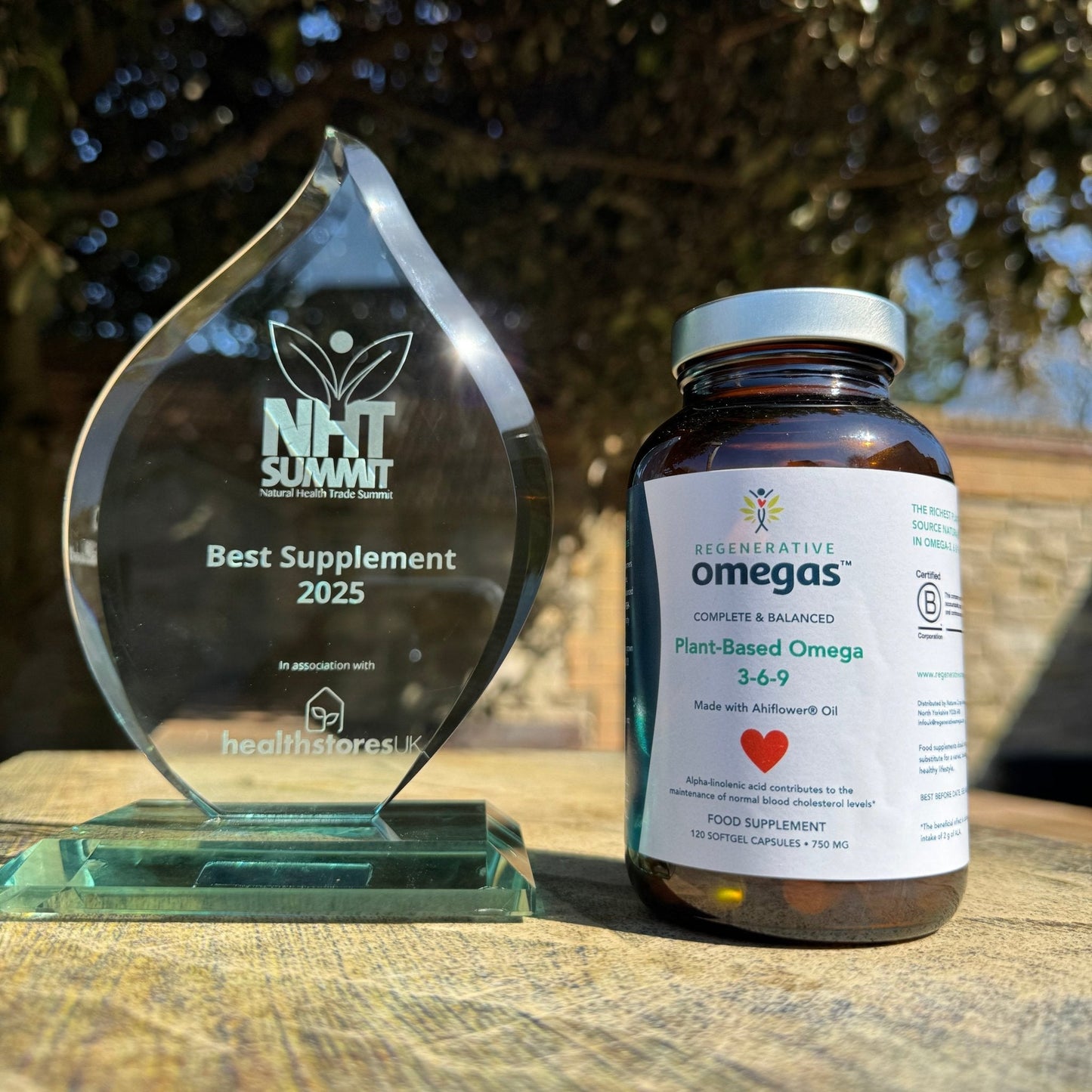 Regenerative Omegas - Ahiflower Oil, Fish-Free 120 Softgels (40 day supply)