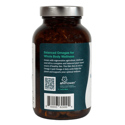 Regenerative Omegas - Ahiflower Oil, Fish-Free 120 Softgels (40 day supply)