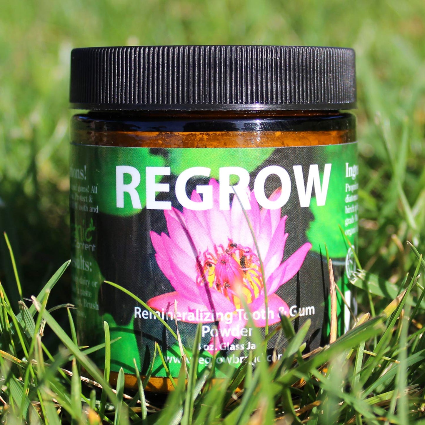 REGROW Remineralizing Tooth Powder – Stop Tooth Sensitivity & Gums, Natural Whitening