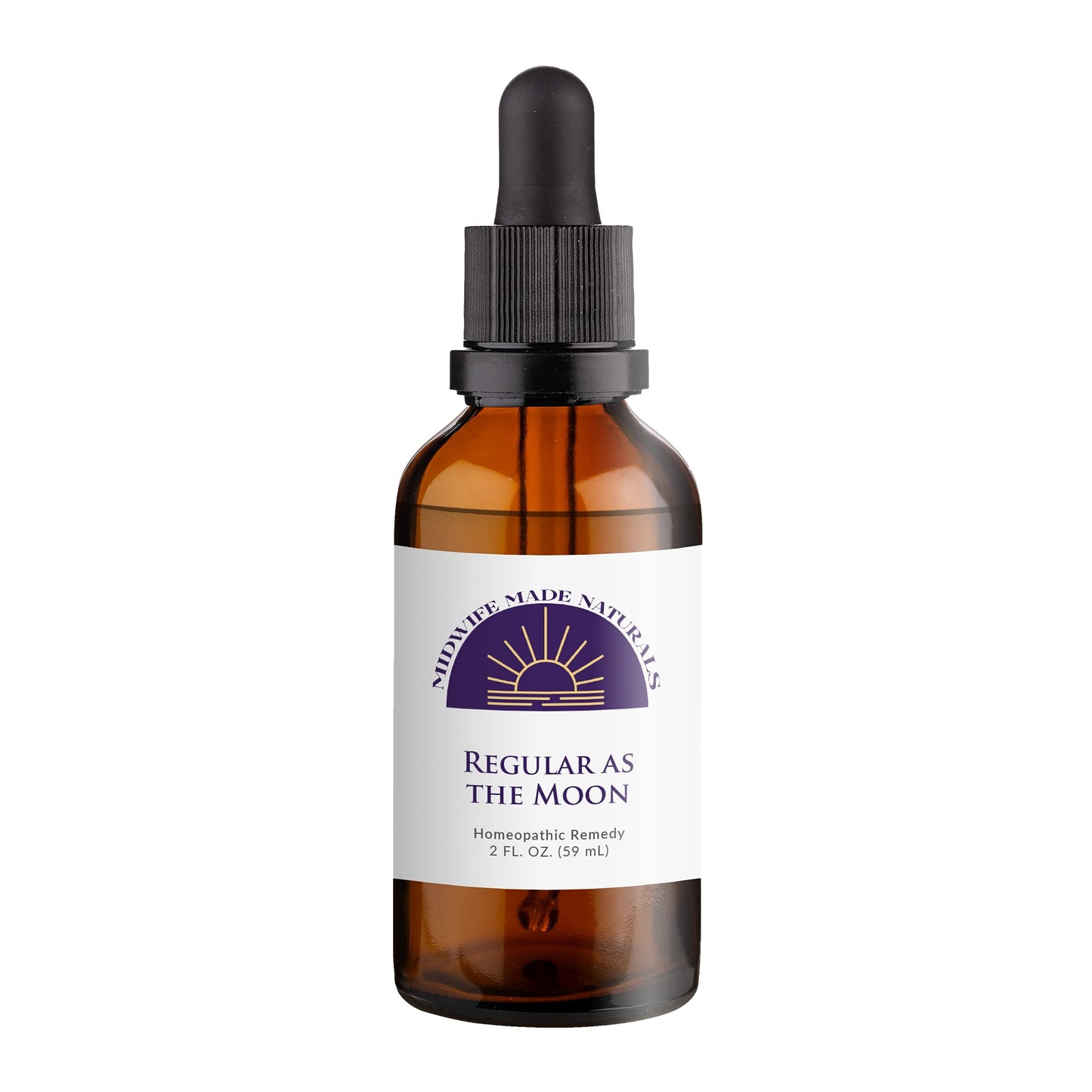 Regular as The Moon – Homeopathic PMS Drops (2 oz) by Midwife Made Naturals