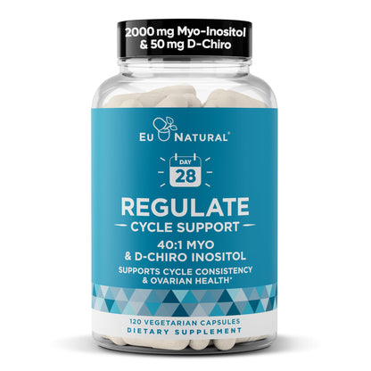 Regulate Cycle Support – Myo-Inositol 40:1 (2000mg) & D-Chiro Inositol 50mg