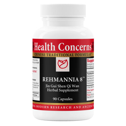 Health Concerns Rehmannia 8 Kidney Detox & Back Support – 90 Capsules