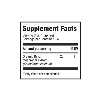 Moon Juice Reishi Organic Mushroom Powder – 700mg Beta-Glucans for Mood & Immunity