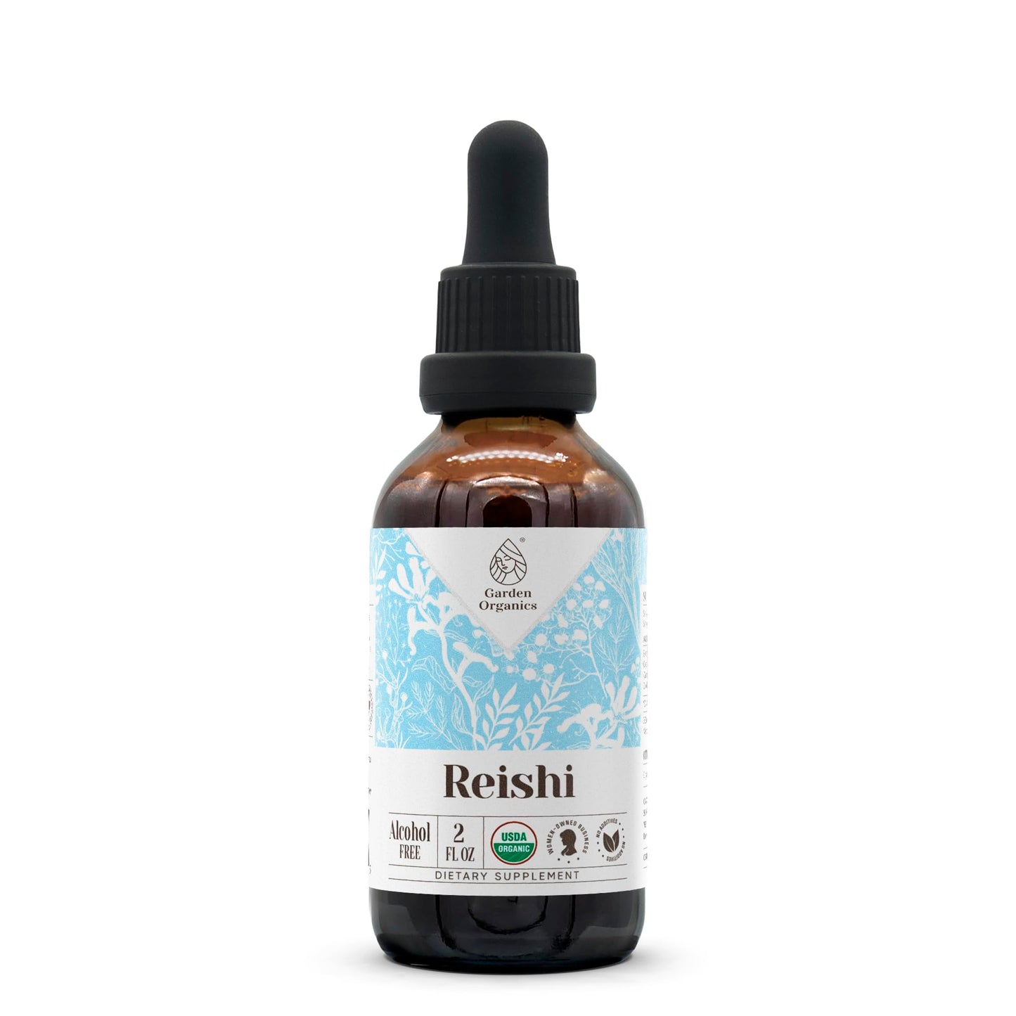 Reishi Organic Alcohol-Free Extract – High-Potency Tincture (2 oz) | USDA Organic