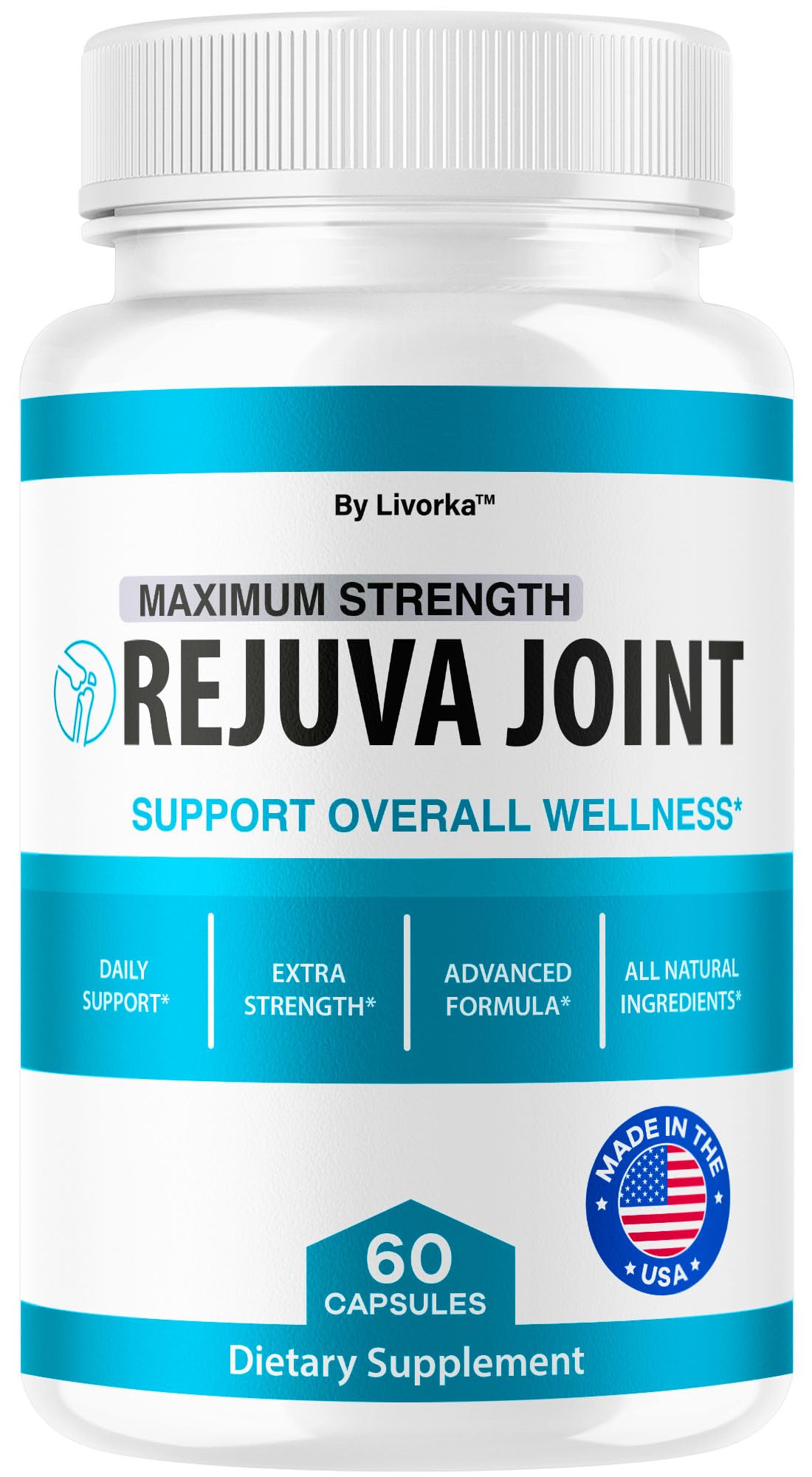 Rejuva Joint - Advanced Formula Maximum Strength Joint Support | 60 Capsules