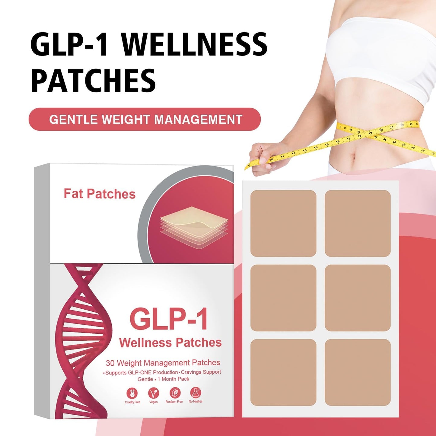 RejuvaCare Ozem Patch | 2025 New Ozempatch | Natural Body Patch for Men & Women - 30 Count
