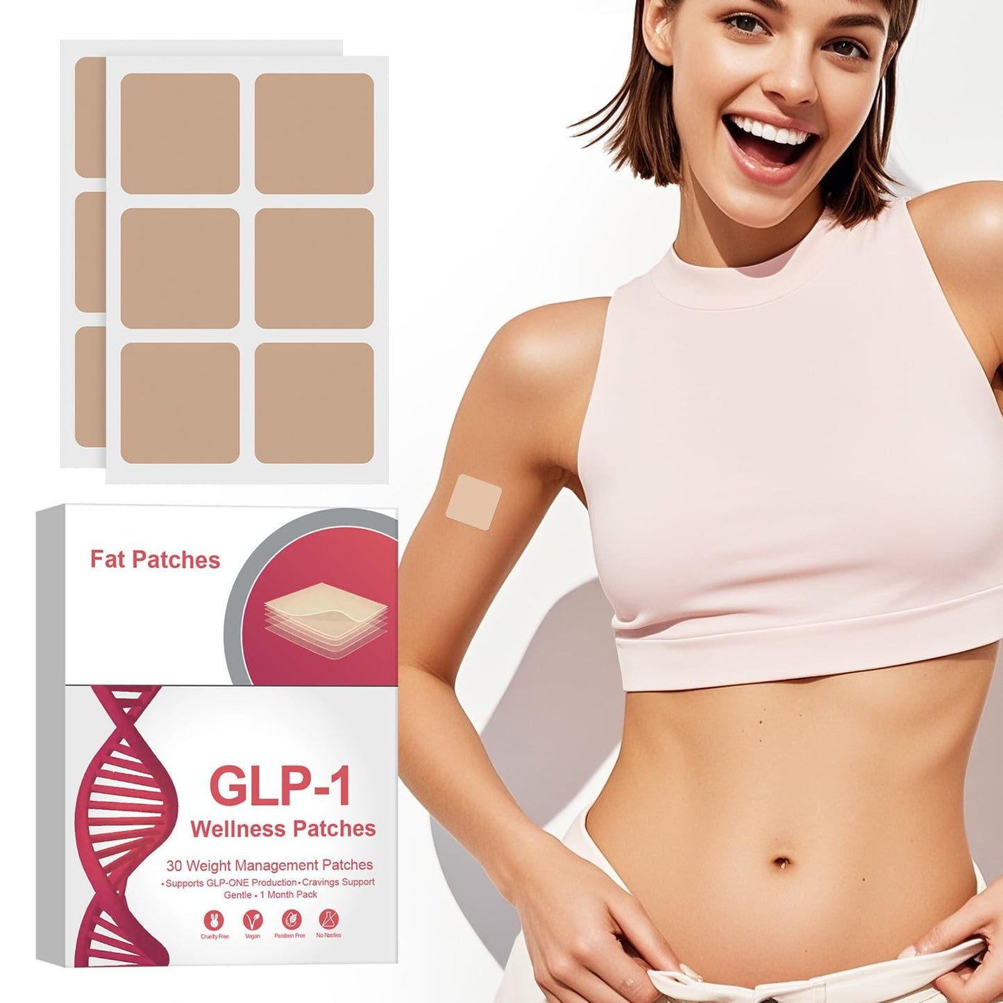 RejuvaCare Ozem Patch | 2025 New Ozempatch | Natural Body Patch for Men & Women - 30 Count