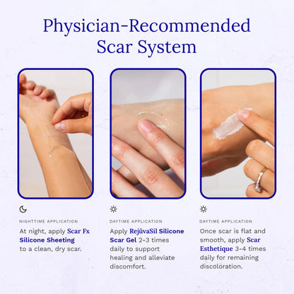 RejuvaSil Silicone Scar Gel by Rejuvaskin | Smooths Scars & Soothes Itching