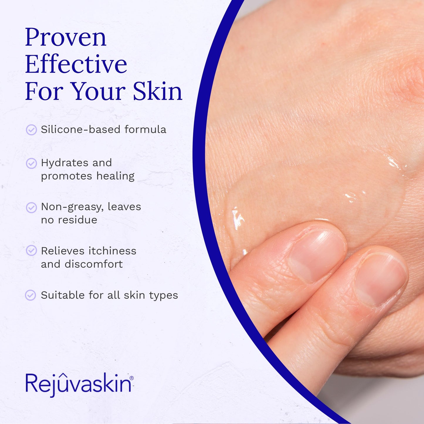 Rejuvaskin RejuvaSil Silicone Scar Gel – Scar Treatment for Surgical Scars, Burns & Acne (30ml)