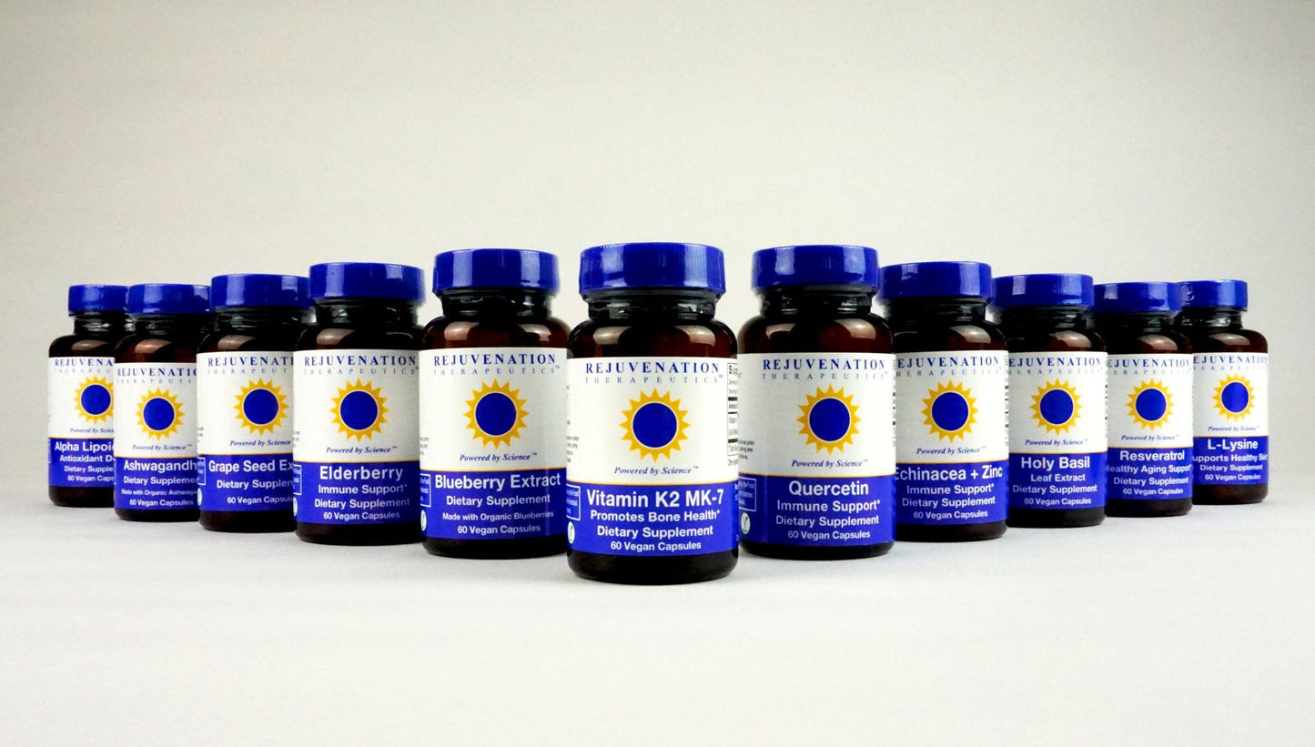 Rejuvenation Therapeutics Vitamin D3 - Bone Health Support | 60 Vegan Capsules