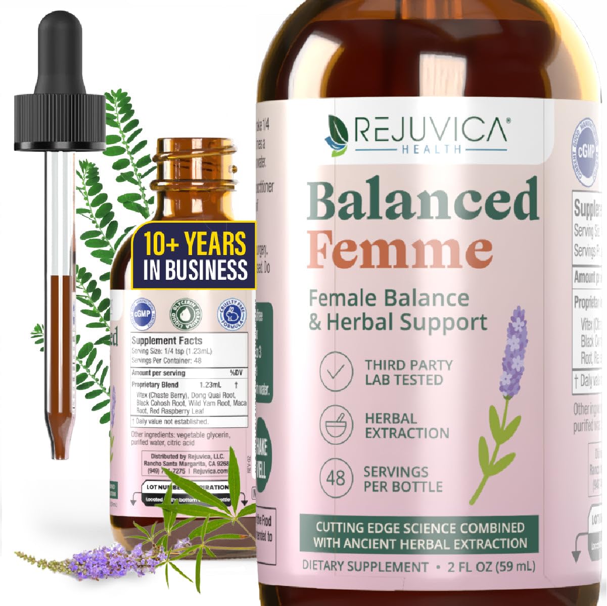 Rejuvica Balanced Femme – Advanced Female Balance Support (Liquid Delivery)