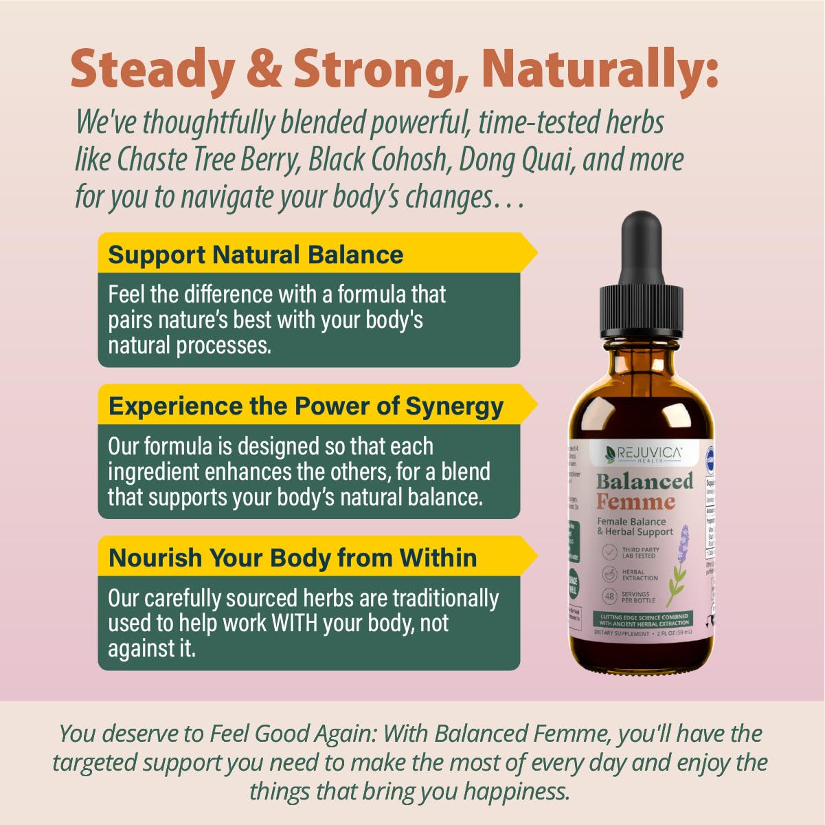 Rejuvica Balanced Femme – Advanced Female Balance Support (Liquid Delivery)