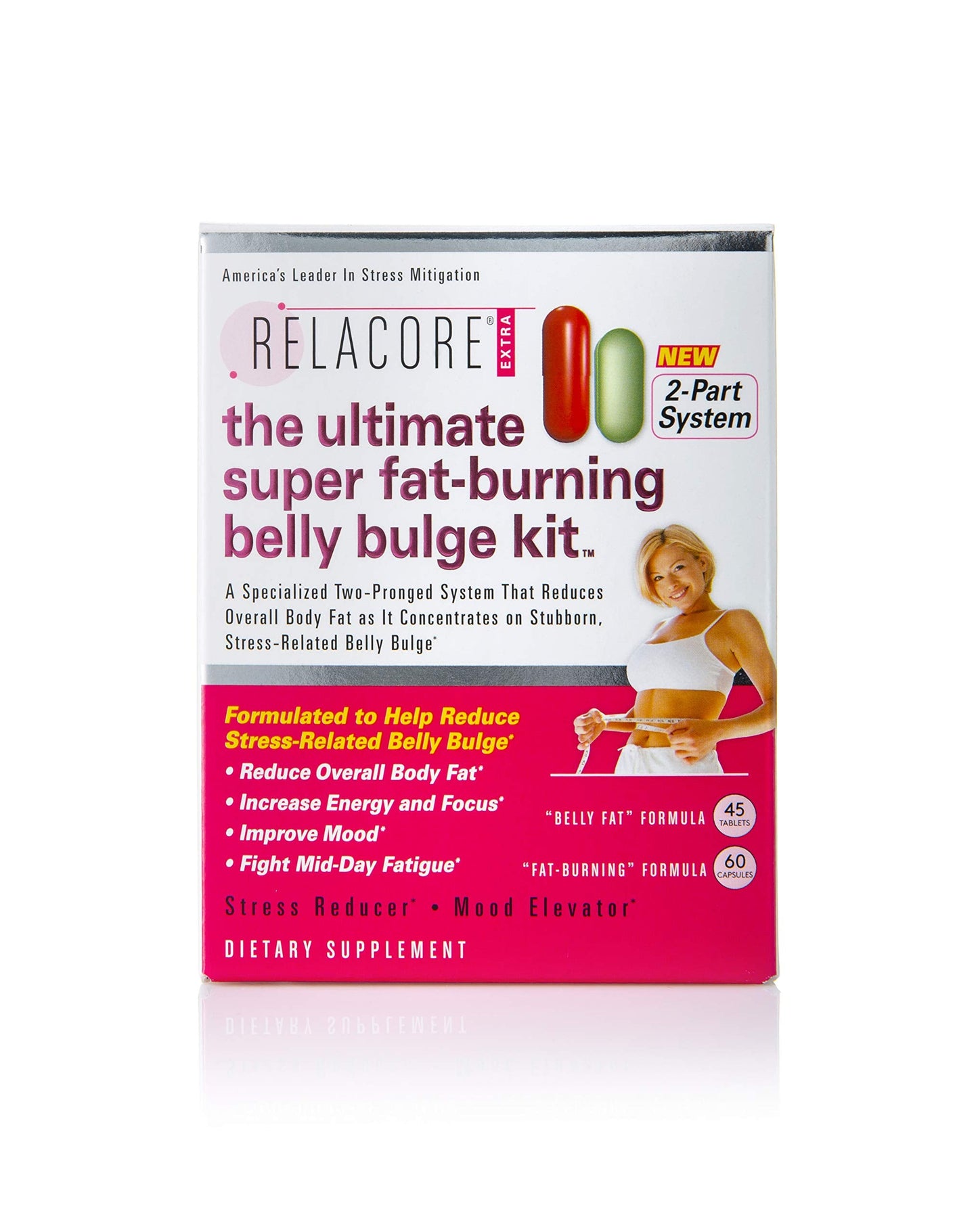 Relacore Ultimate Belly Bulge Kit – Two-Pronged Fat-Burning & Stress Relief (15-Day)