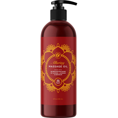 Relaxing Massage Oil for Therapy | Lavender, Ylang Ylang, Orange & Geranium – Vegan & Gluten Free