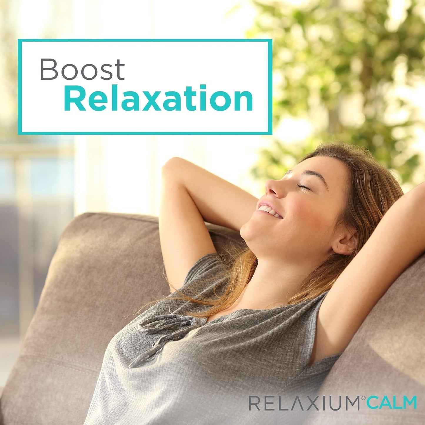 Relaxium Calm – Non-Habit Stress & Mood Support (Ashwagandha, 5-HTP, GABA) – Made in USA (60 Capsules)