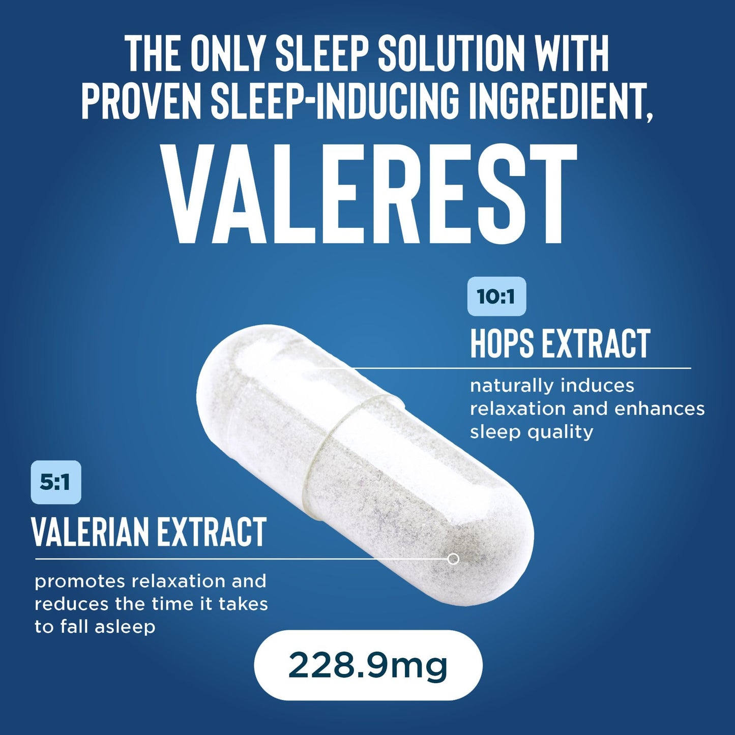 Relaxium Sleep Aid – Non-Habit Sleep Support for Adults | 60 Capsules