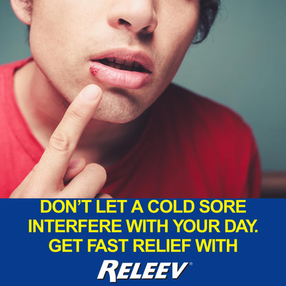 Releev 1 Day Cold Sore Treatment 6ml – Targeted Relief, Viracea Formula