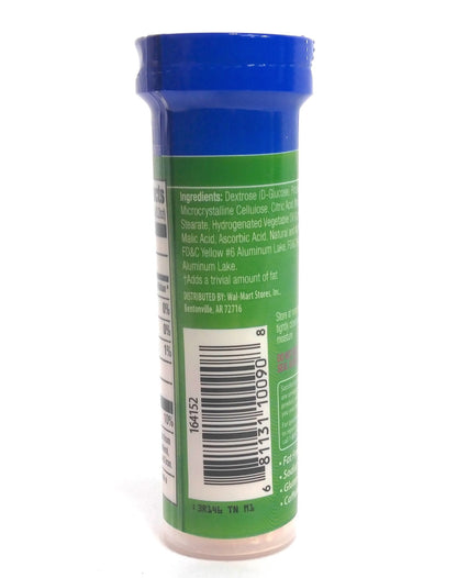 ReliOn Glucose Tropical Fruit Tablets, On-The-Go Tube, 10 Tablets