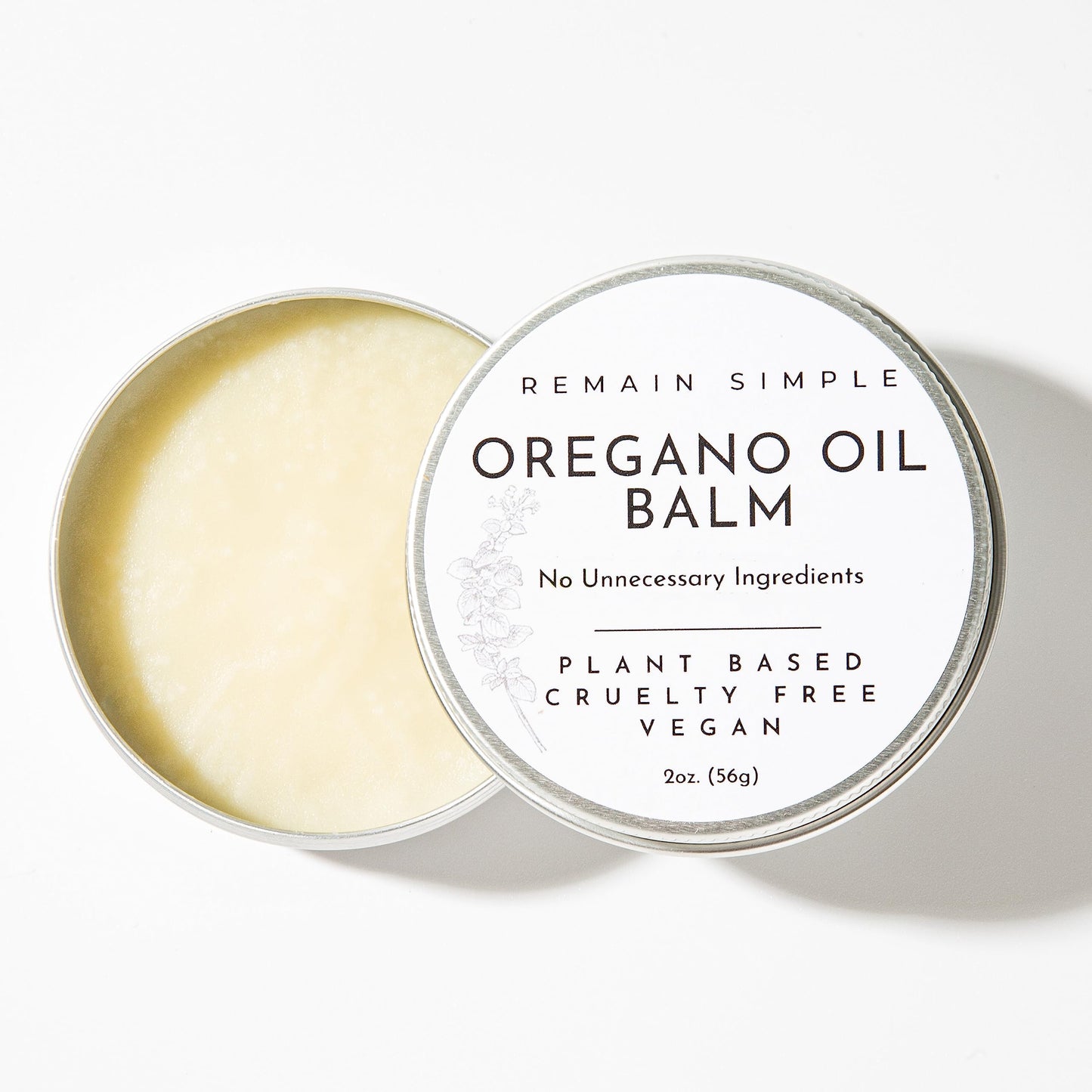 Remain Simple Oregano Oil Balm – All-Natural Skin Nourishment, USA Made