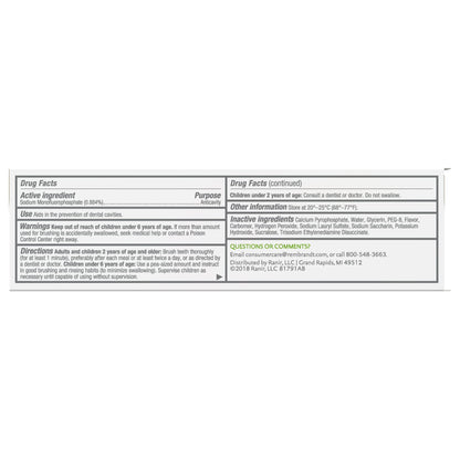 Rembrandt Deeply White + Peroxide Toothpaste – Fresh Mint, 2.6 oz x 2 Pack