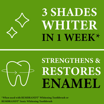 Rembrandt Deeply White + Peroxide Toothpaste – Fresh Mint, 2.6 oz x 2 Pack