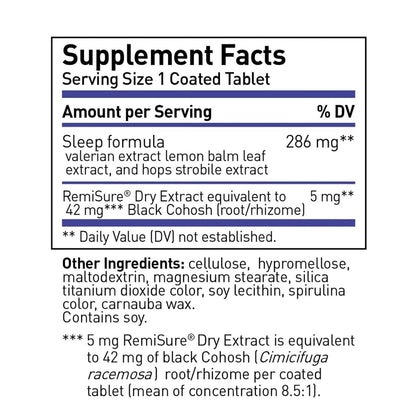 Remifemin Good Night – Menopause Relief & Sleep Support | Estrogen-Free, Black Cohosh, Made in Germany | 60 Tablets