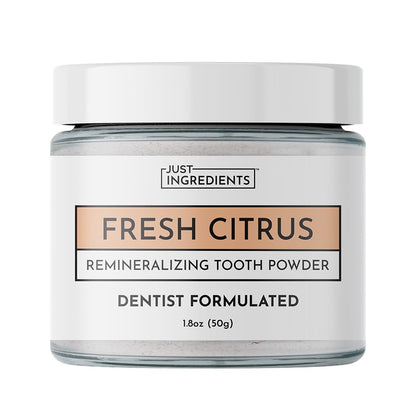 Remineralizing Tooth Powder – Fluoride-Free, Vegan Oral Care