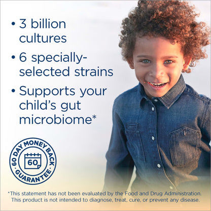 Renew Life Kids Probiotic Chewables 3 Billion CFU – Berry, 60 Count