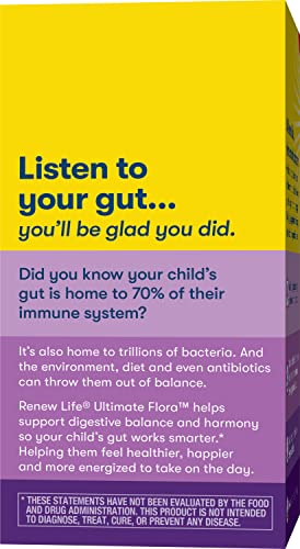 Renew Life Kids Probiotic Chewables 3 Billion CFU – Berry, 60 Count