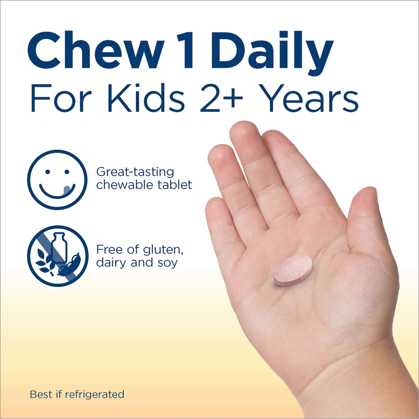 Renew Life Kids Probiotic Chewables 3 Billion CFU – Berry, 60 Count