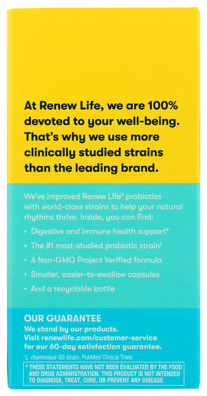 Renew Life Ultimate Flora Care Probiotic 100 Billion, 30 Count – Daily Probiotic