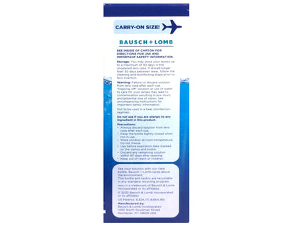 Renu Advanced Formula Multi-Purpose Solution – Triple Disinfectant, 2 oz Travel Size (Pack of 6)