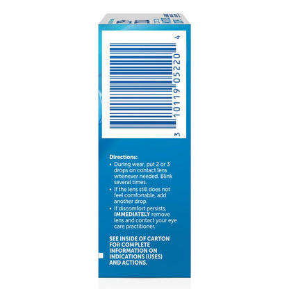 Renu Contact Lens Moisture Drops 0.27 fl oz (8 mL) - Pack of 6 | Rewetting & Lubricating Drops