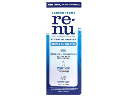 Renu Multi-Purpose Contact Lens Solution Travel Size 2 oz - 3 Pack