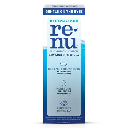 Renu Advanced Formula Multi-Purpose Solution – 2 oz Travel Pack (Pack of 2)