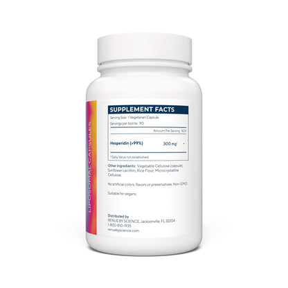 Renue By Science Hesperidin – Liposomal, 90 Capsules, 300 mg/Serving, Made in USA