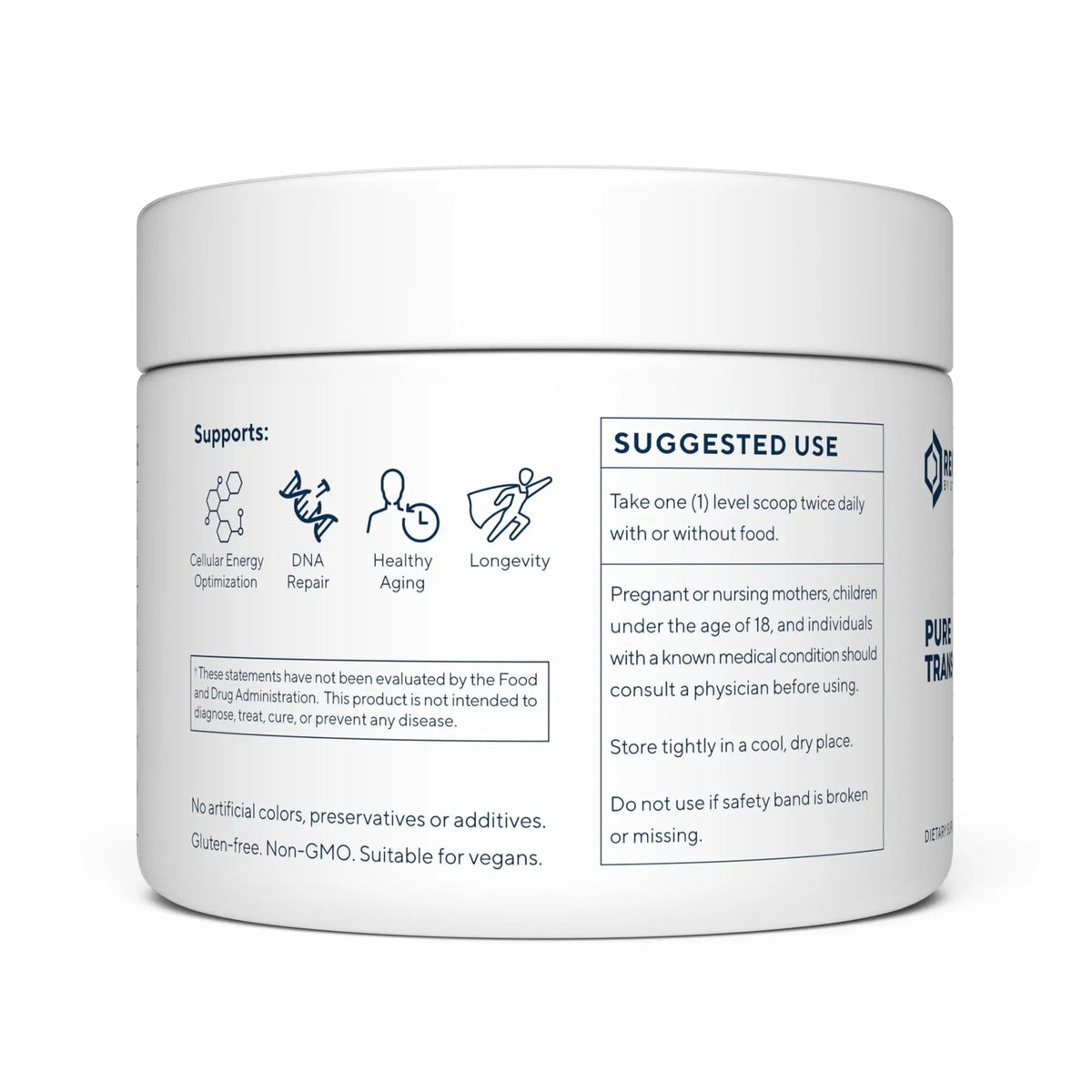 Renue By Science Resveratrol | High Strength Trans-Resveratrol Powder (100g) | Non-GMO & Allergen Free | Made in the USA BritishVita | Premium UK Vitamins & Wellness Supplements
