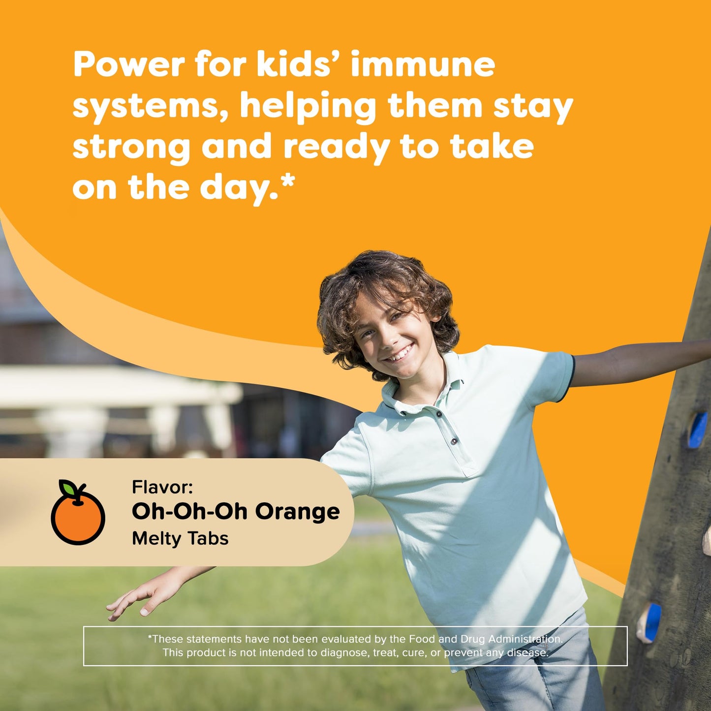 Renzo's Invincible Vitamin C for Kids with Elderberry & Zinc – 60 Melty Tabs
