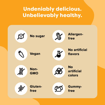 Renzo's Invincible Vitamin C for Kids with Elderberry & Zinc – 60 Melty Tabs